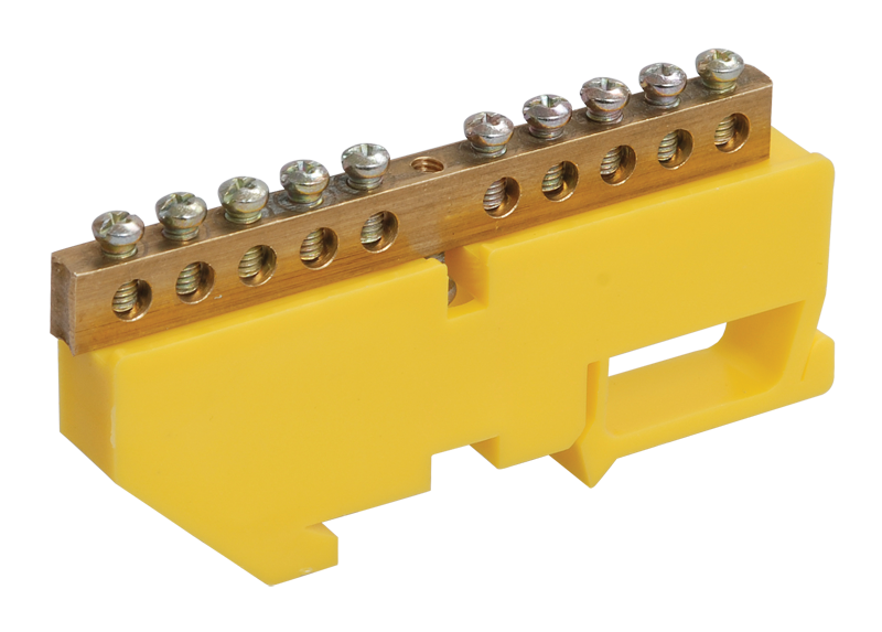 Шина PE "земля" на DIN-ізол СТАЙНІ-8х12-10-Д-Ж ІЕК от интернет-магазина ...