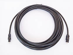 Кабель Волоконно-оптичний оптоволоконний Digital Toslink 5 м товщиною 4.0 мм для підключення звукових пристроїв по цифровому SPDIF