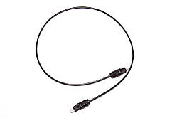 Кабель Волоконно-оптичний оптоволоконний Digital Toslink 0.5м товщиною 2.2мм для підключення звукових пристроїв по цифровому SPDIF