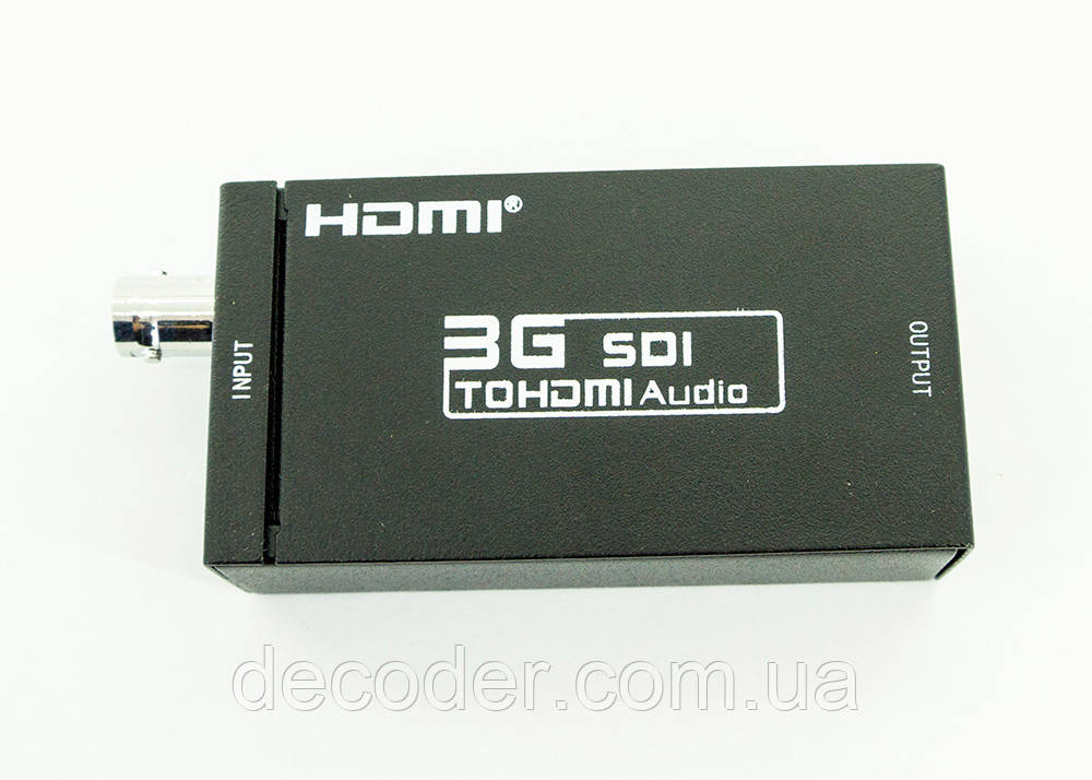 SDI BNC на HDMI сигнал відео аудіо конвертер перетворювач по коаксіальному кабелю для відеоспостереження SDI to HDMI(AY30)