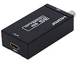 SDI BNC на HDMI сигнал відео аудіо конвертер перетворювач по коаксіальному кабелю для відеоспостереження SDI to HDMI(AY30), фото 4