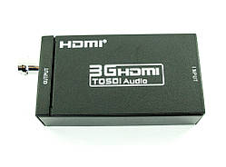 HDMI на SDI BNC сигнал відео аудіо конвертер перетворювач по коаксіальному кабелю для відеоспостереження HDMI to SDI (AY31)