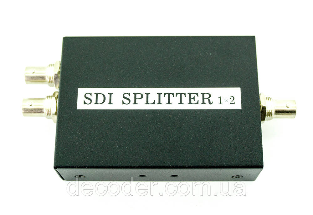 Розгалужувач спліттер SDI BNC 1 х 2 splitter SDI 1 на 2 вихідні порти для відеоспостереження аудіо відео SDI 1х2 (AYS-S12)