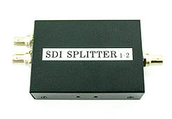 Розгалужувач спліттер SDI BNC 1 х 2 splitter SDI 1 на 2 вихідні порти для відеоспостереження аудіо відео SDI 1х2 (AYS-S12)