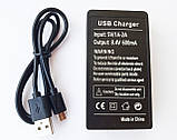 USB зарядний пристрій для акумулятора Panasonic DMW-BLC12 Batmax заряджання ЮСБ (USB for Panasonic DMW-BLC12), фото 4