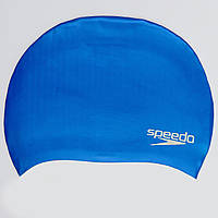 Шапочка для плавання Speedo Plain Moulded 842610: силікон, колір синій