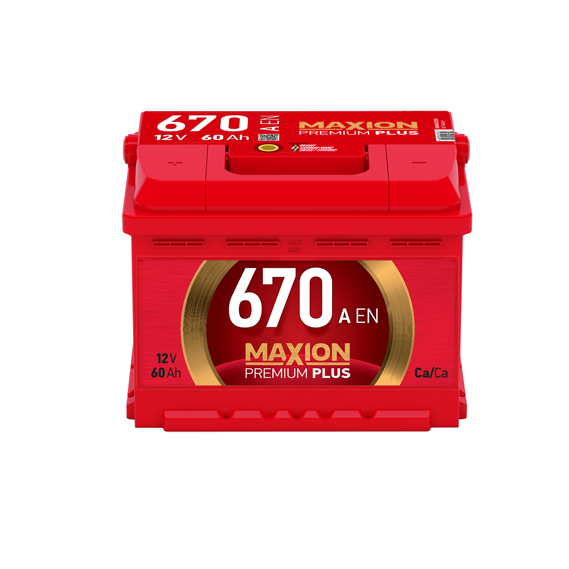 АКБ MAXION PREMIUM PLUS 6CT-60A2H 670A L+ 242*175*190
