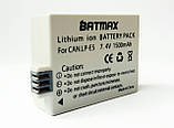 Акумулятори LP-E5 1500 мА Batmax Canon Rebel XS T1i XSi 1000D 500D 450D Kiss X3 X2 (Batmax LP-E5), фото 3