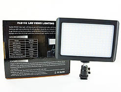 Накамерне світло біколорне світлодіодне відеосвітло Wansen Pad 192 LED Video Light фото відео з регулятором колірної температури (