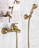 Змішувач для ванни DECO SIMPLE B23 Бронза, фото 2