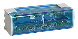 Шини на DIN-рейку в корпусі (крос-модуль) ШНК 2х15 L+PEN ІЕК