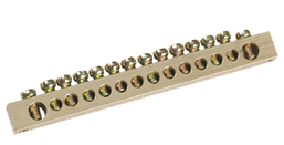 Шина PEN "земля-нуль" 6х9мм 10/2 (10групп/креп по краях) ІЕК