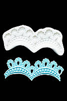 Молд силіконовий для декору Мереживо Менді 17 см на 7,5 см