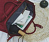 Шикарний каркасний вельветовий рюкзак, фото 6