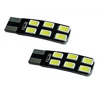 LED лампы Idial 441 W5W T10 12 Led 5730 SMD с обманкой (2шт)