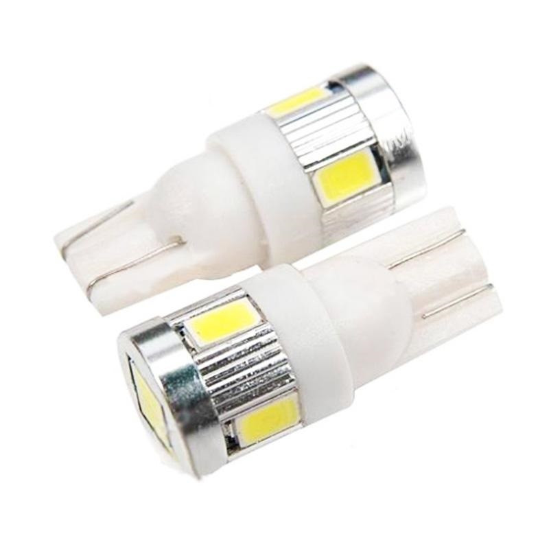 LED лампа Idial 443 W5W T10 6 Led 5630 SMD (2шт)