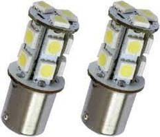 LED лампа Idial 457 S25 P21W BA15s 13 Led 5050 SMD (2шт)