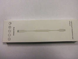 Адаптер Apple Lightning - 3.5 mm White bluetooth з управлінням