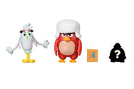 Jazwares Игровая фигурка Angry Birds ANB Mission Flock Ред и Сильвер