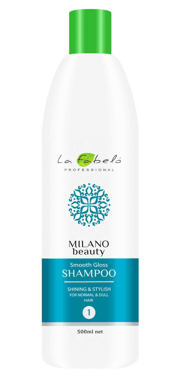 Шампунь для блиску та гладкості волосся La Fabelo MB Smooth Gloss 500 мл