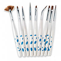 Набор кистей для рисования Yre Nail Art Brush, 9 шт.