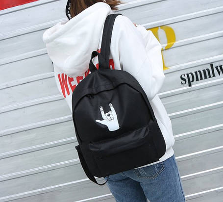 Шкільний тканинний рюкзак Heavy Metal, коза, фото 1