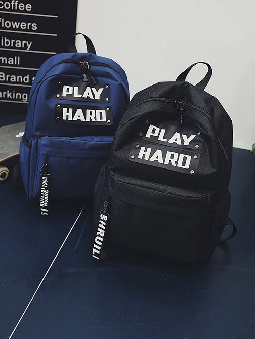 Великий унісекс тканинний рюкзак Play Hard