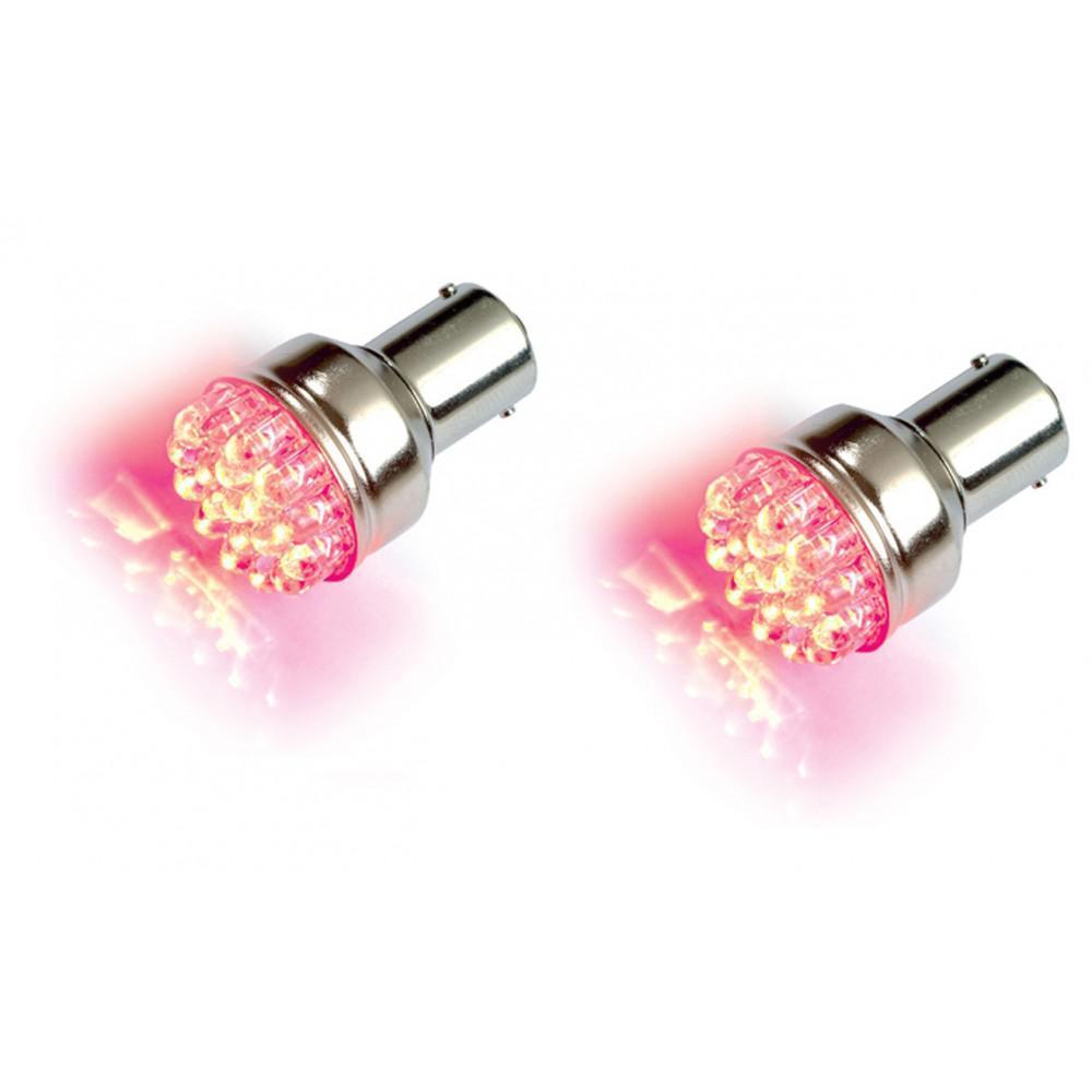 LED лампи RING BA15S 19 LED Red LED3829R (8299) (2шт)