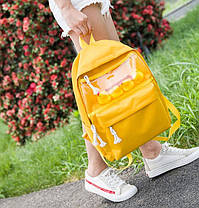 Тканинний рюкзак із качечками, фото 5