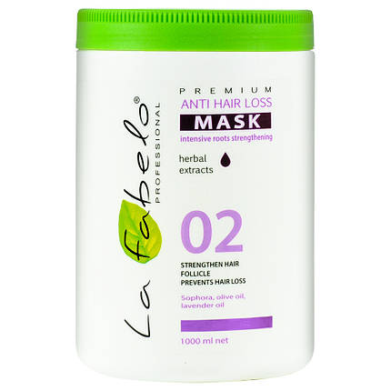 Маска La Fabelo Premium 02 Anti Hair Loss проти випадіння волосся 1000 мл, фото 1