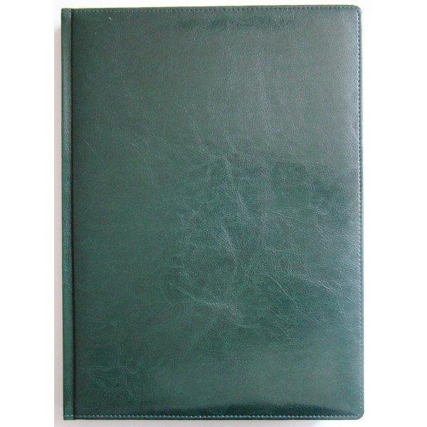 Щоденник недатований BRISK OFFICE SARIF А4, лінія, 176 аркушів, кремовий папір зелений