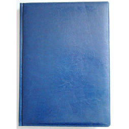 Щоденник недатований BRISK OFFICE SARIF А4, лінія, 176 аркушів, кремовий папір синій