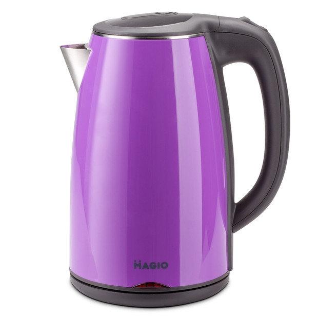Электрический чайник-термос фиолетовый MAGIO MG-513N качественный 