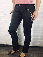 Брюки женские CRO JEANS D081 черные 25-30