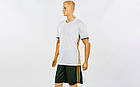 Футбольна форма Classic 1703-W (PL, р-р M-2XL-44-52, зріст 165-185 см, білий, шорти чорні), фото 2