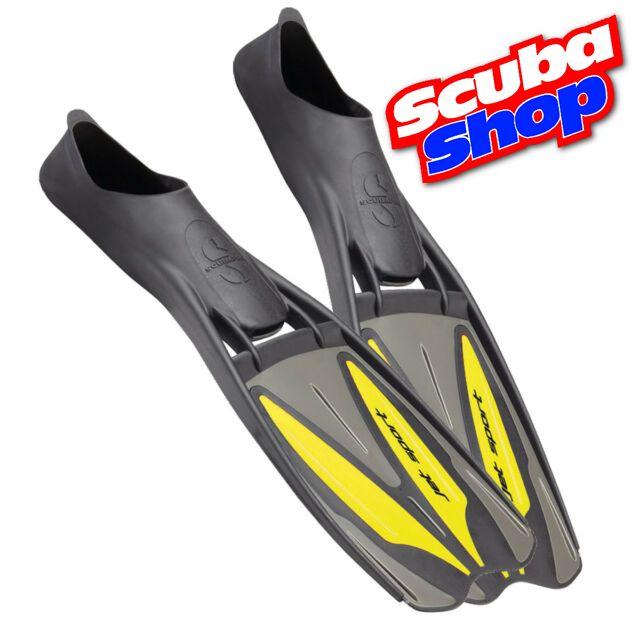 Ласти Scubapro Jet Sport Full Foot для плавання, чорно-жовті