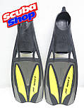 Ласти Scubapro Jet Sport Full Foot для плавання, чорно-жовті, фото 2