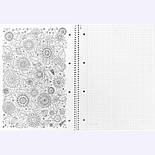 Коледж-блок А4 Premium, карта, Zenart flowers, фото 2