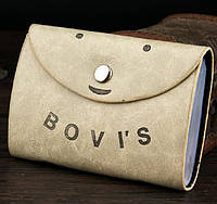 Женская визитница кредитница Card Holder Bovis T609-5 Оливковый