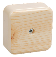 Коробка КМ41206-04 розпаячна для о/п 50х50х20 мм сосна (4 клеми 3мм2)