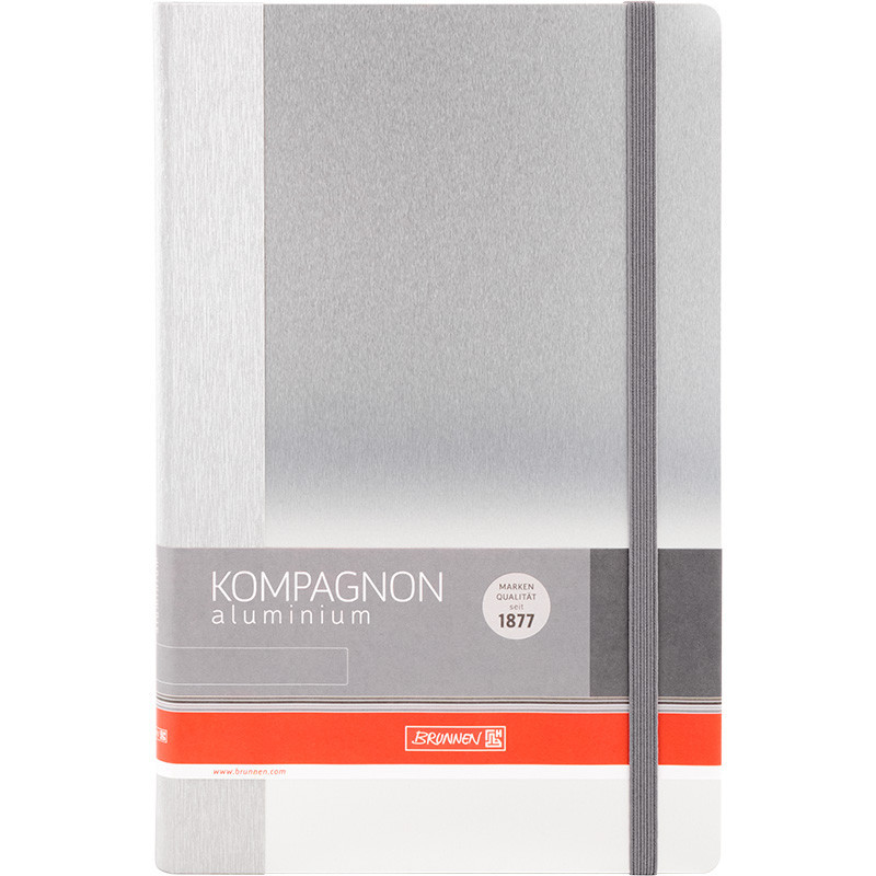 Книга записник Aluminium, А5, 96 аркушів