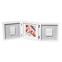 Рамка для фото Baby Art Double Print Frame white&grey