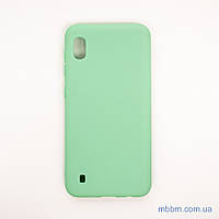 Чехол Silicon Soft cover Magnetic под магнитный держатель для Samsung A10 ligt green