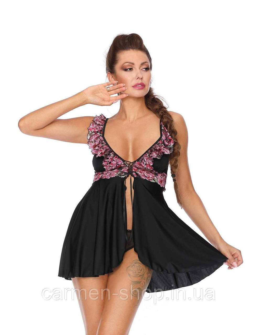 Пеньюар Excellent Beauty N-733+стринги
