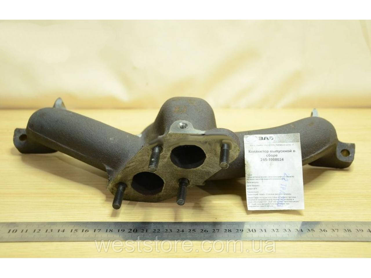 Колектор випускний заз 1102 1103 таврія славута завод, фото 1