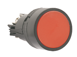 Кнопка ЅВ-7 "Стоп" червона 1з+1р d22мм/240В ІЕК