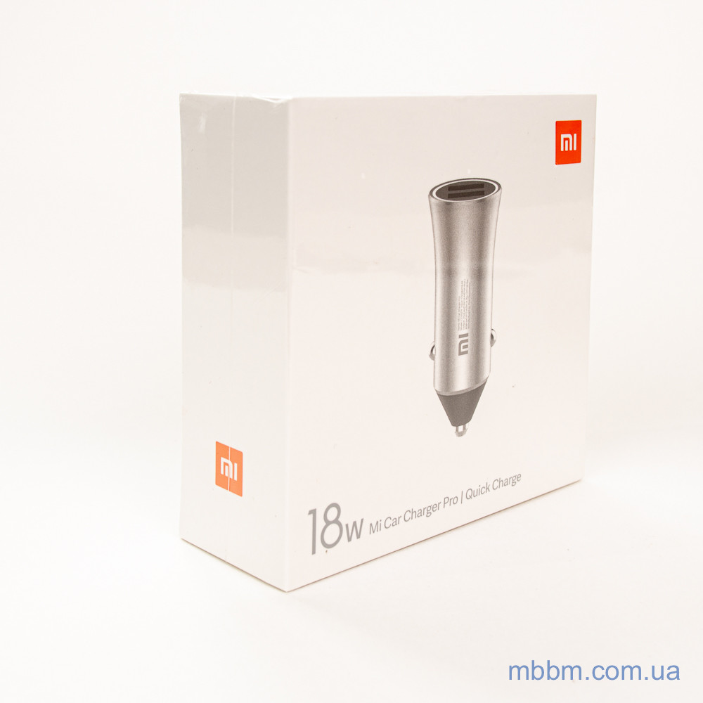 Зарядний пристрій в прикурювач Xiaomi Mi Car Charger Pro / Quick Charge (GDS4104GL) EAN / UPC: 6934177707162