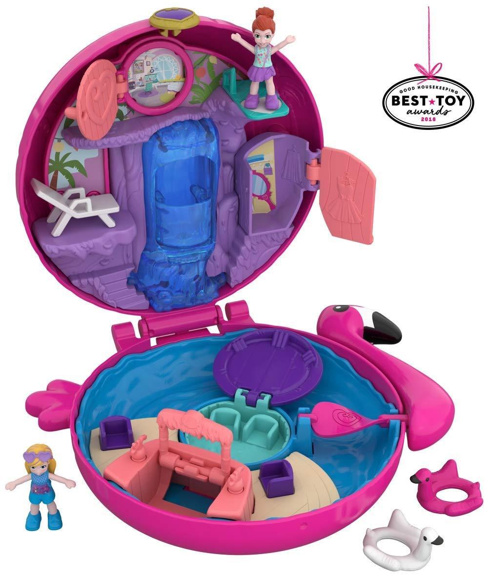 Поллі покет Рожевий фламінго Polly Pocket Flamingo