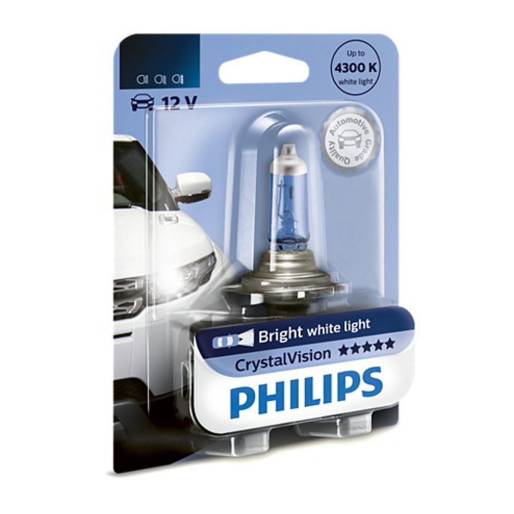 Галогенна лампа Philips HB3 9005 CVB1 65W 12V P20d CrystalVision 9005CVB1 (1шт.)