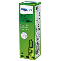 Галогенна лампа Philips H1 LongLife EcoVision 12258LLECOC1 (1шт.)